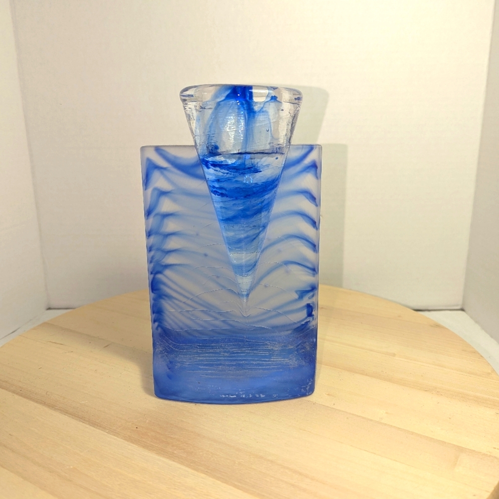 Blue Glass Vase